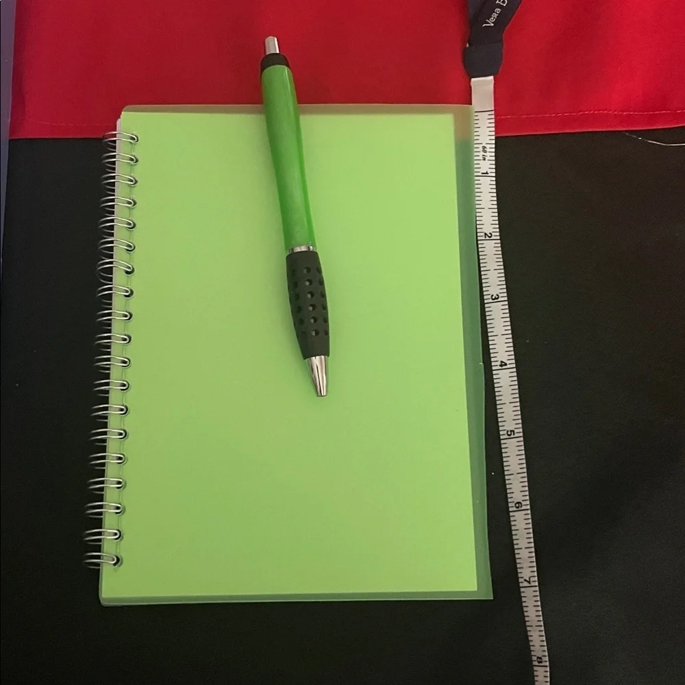 Colorful Spiral Notebooks with Pens, 4 Notepads. 6.5”x 4.5”size